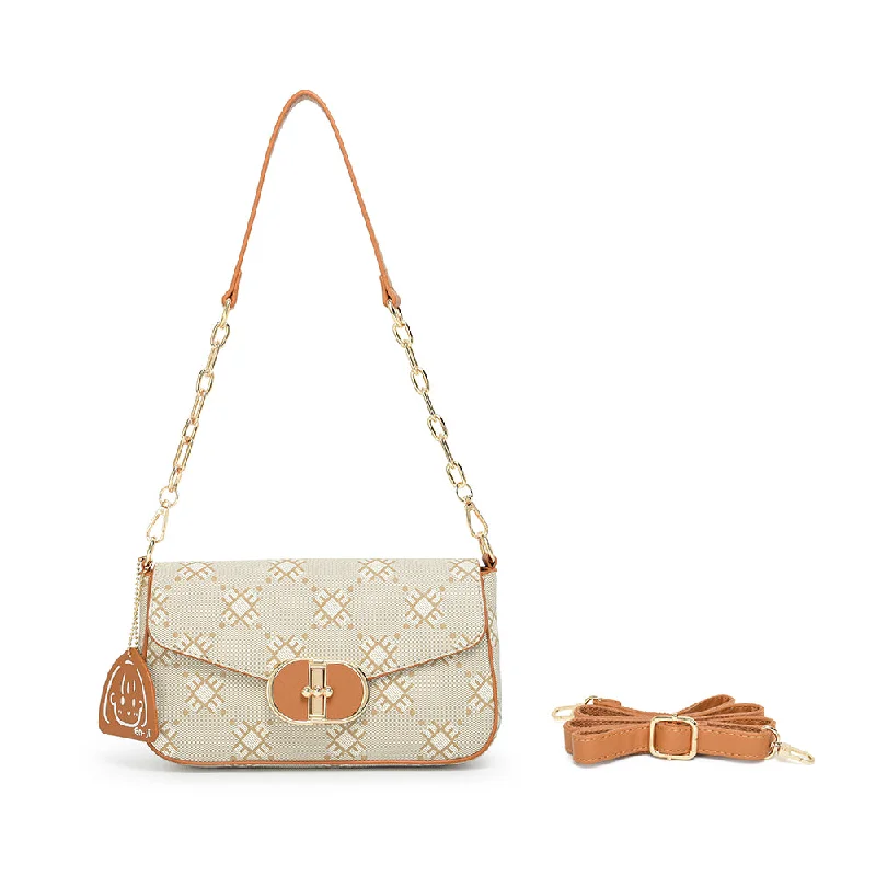 Romantic Fashion Discounts En-ji Yumi Shoudlerbag - Khaki Trendy And Classic Bags Now At Unbeatable Discounts