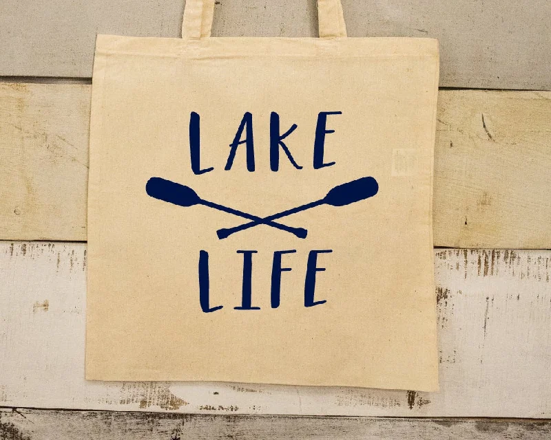 Sale Event, Prices Rock Lake Life Nautical Tote Bag Design #1537 Must-Have Bags With Big Savings