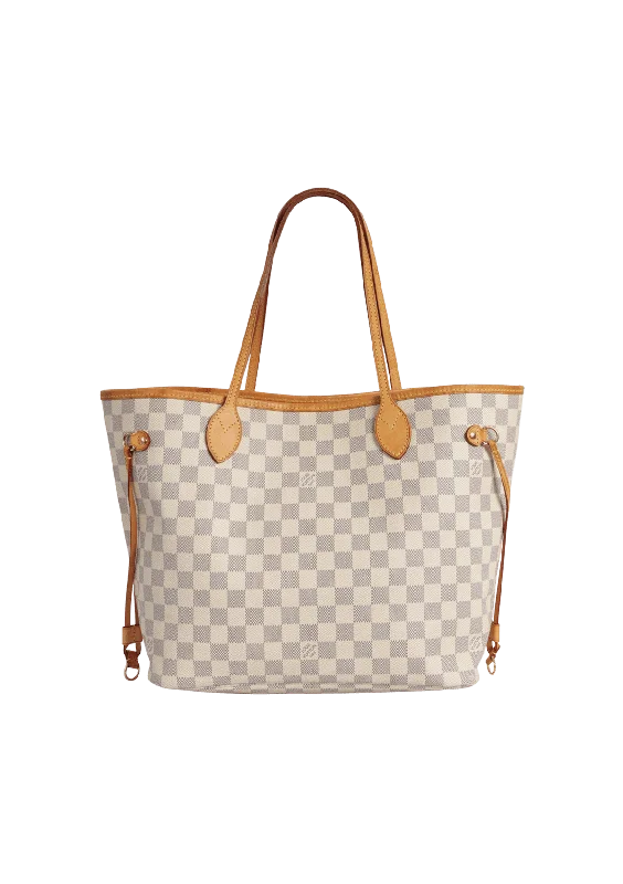 Limited-Time Offer On Trendy Bags DAMIER AZUR NEVERFULL MM Premium Handbags At Budget-Friendly Prices