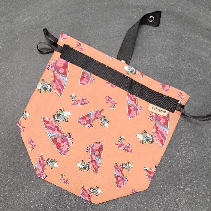 Easy Elegance Sales Sock Project Bag in Grand Canyon Sheeple Stylish And Durable Handbags At Great Value