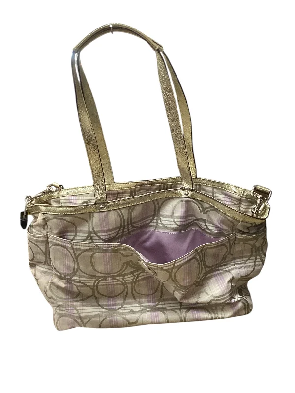 Tote Designer By Coach, Size: Large