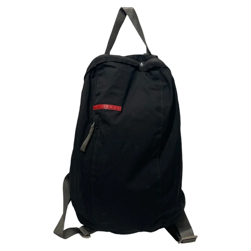 PRADA SPORT/Backpack/Black/Nylon/4VZ028