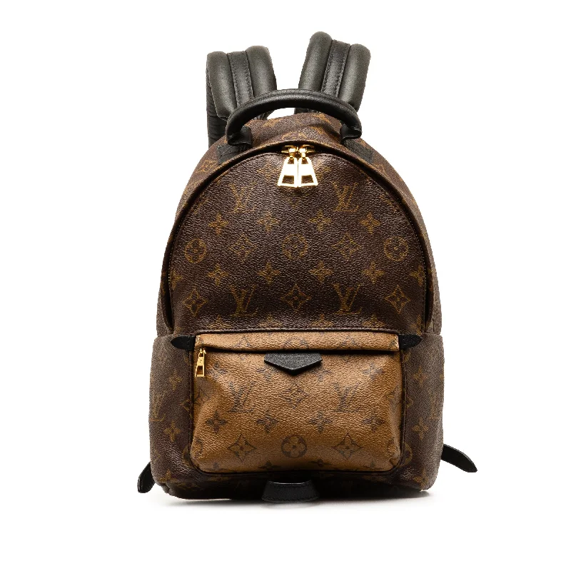 Brown Louis Vuitton Monogram Reverse Palm Springs PM Backpack