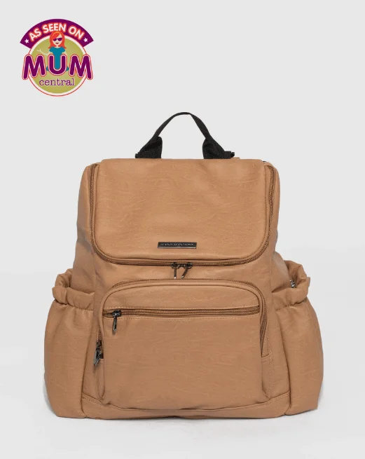 Caramel Baby Bag Backpack