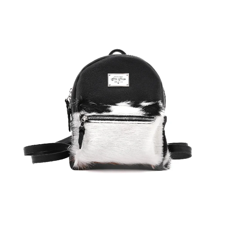 Pebble Black And Cowhide