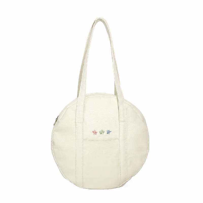 Good Times Circle Tote (Cream)