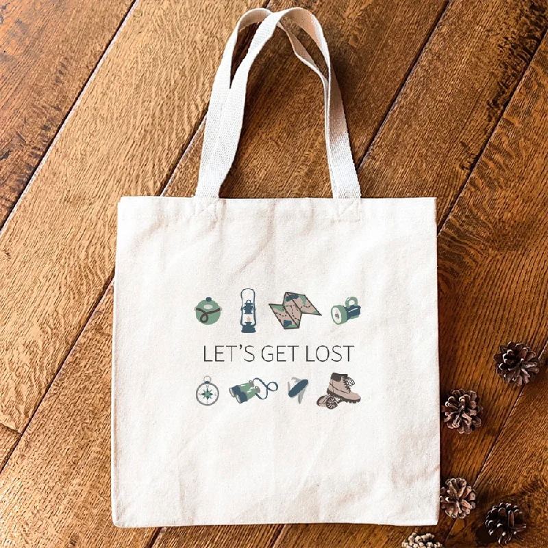 Let's Get Lost - Canvas Tote Bag