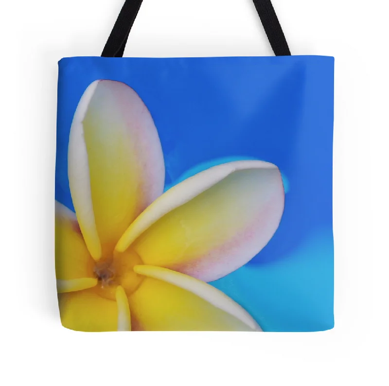 Plumeria Petals Tote Bag