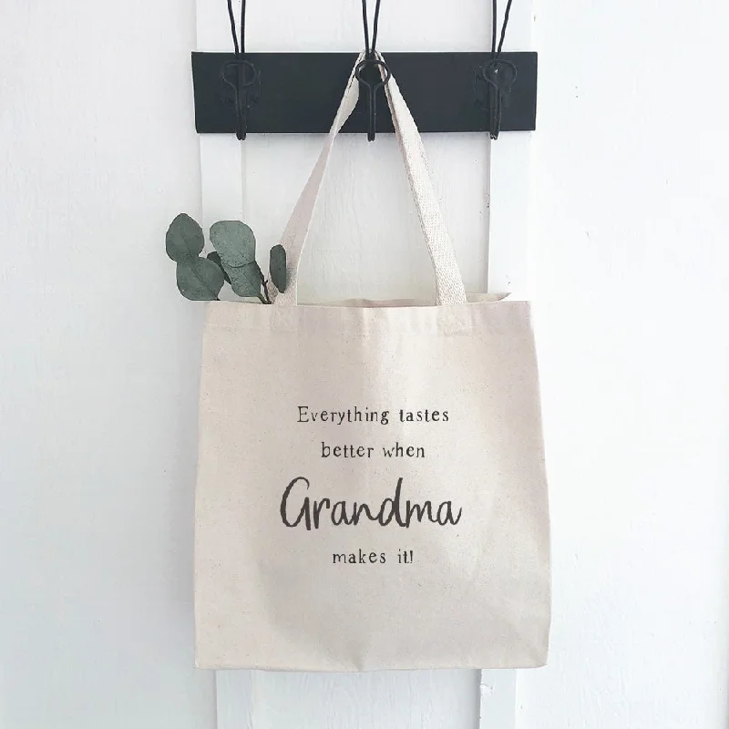 Tastes Better Grandma - Canvas Tote Bag