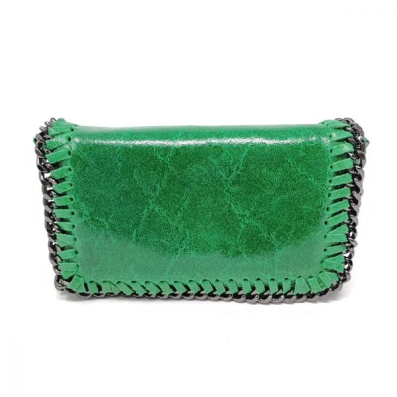 Leather Crossbody - Kelly Green