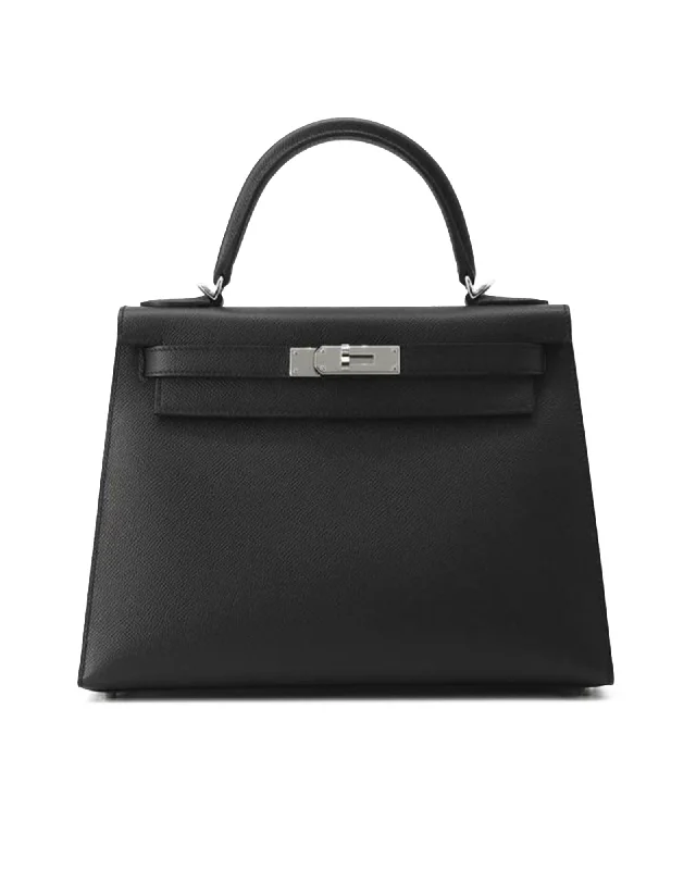 Epsom Leather Kelly Sellier with Twist Lock Closure