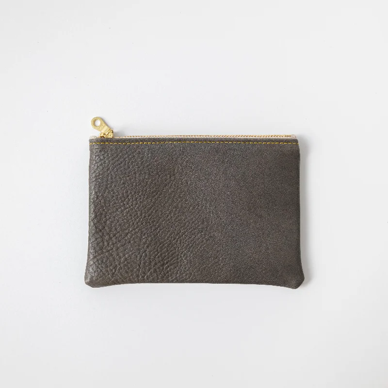 Grey Cypress Small Zip Pouch