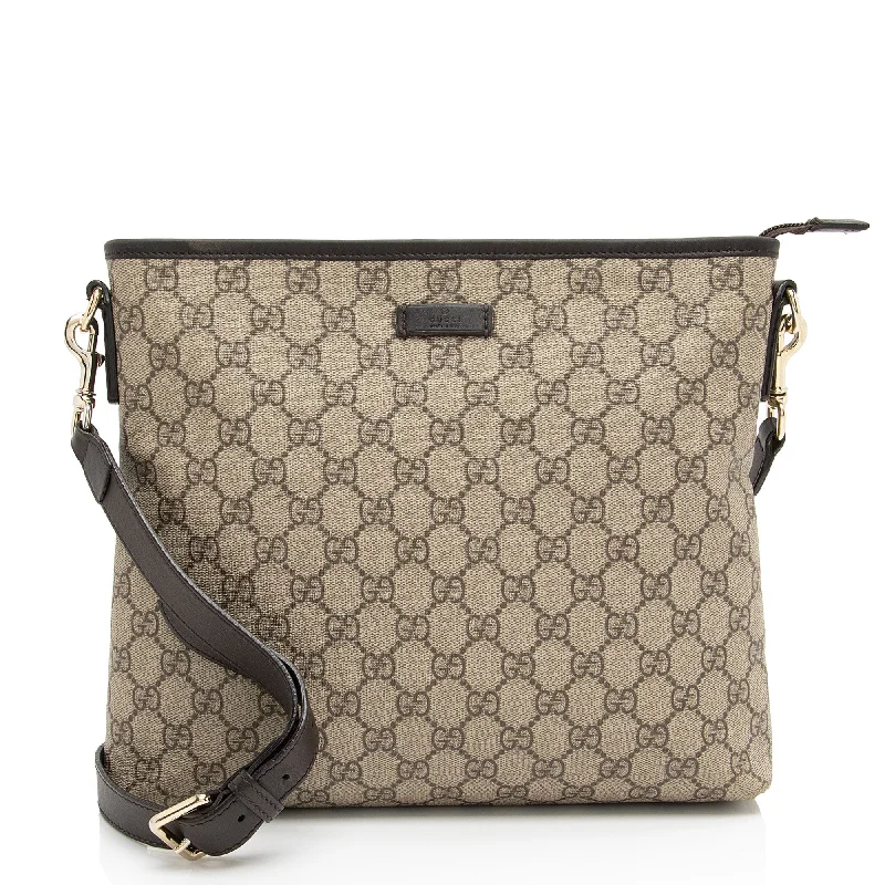 Gucci GG Supreme Classic Flat Medium Messenger (SHF-YZjiF7)