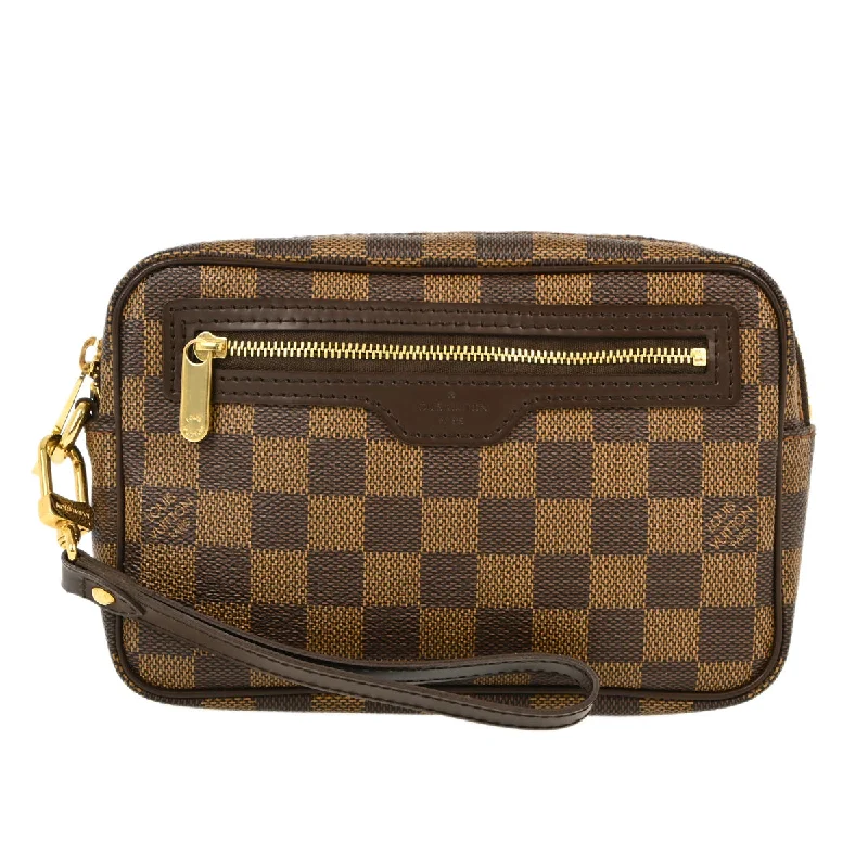 Louis Vuitton Damier Pochette Billet Macao Clutch Bag N61739 TH0059 XX14952