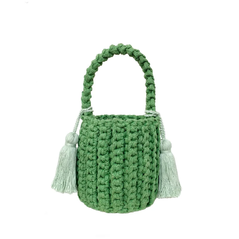 AMALFI BUCKET BAG MINI LIME GREEN