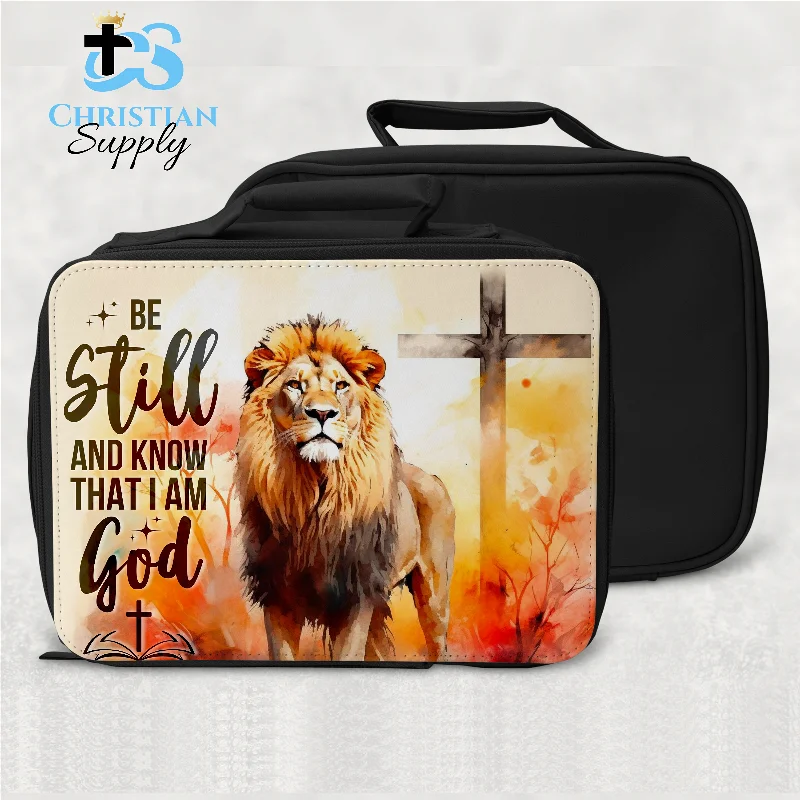 Be Still Lion Lunch Bag