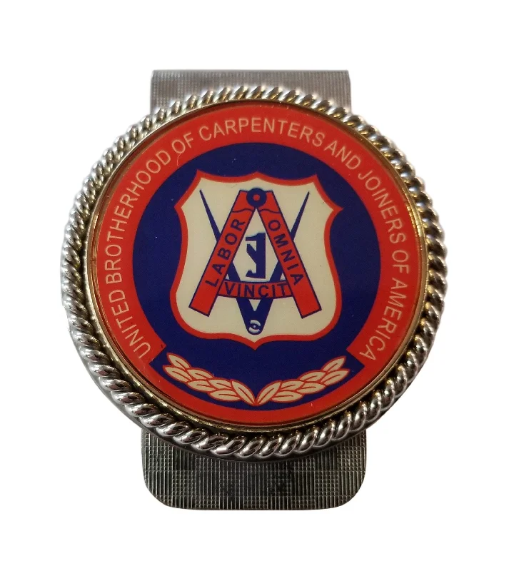 Union Carpenter Int Logo Money Clip #BW-MC-CR