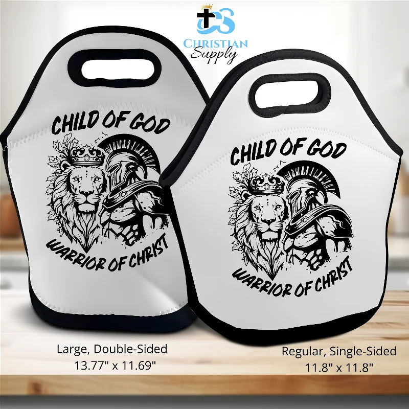 Child of God Warrior of Christ Lunch Bag