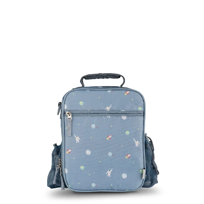 Citron Insulated Lunchbag Backpack - Spaceship - Dusty Blue