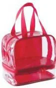 Clear Lunch Bag - RED