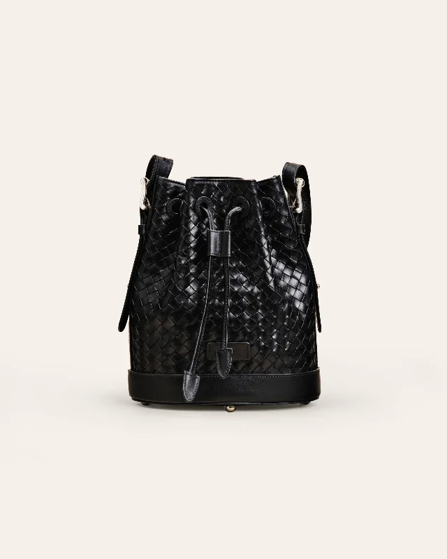 Gaya Mini Black Dama Bucket Bag