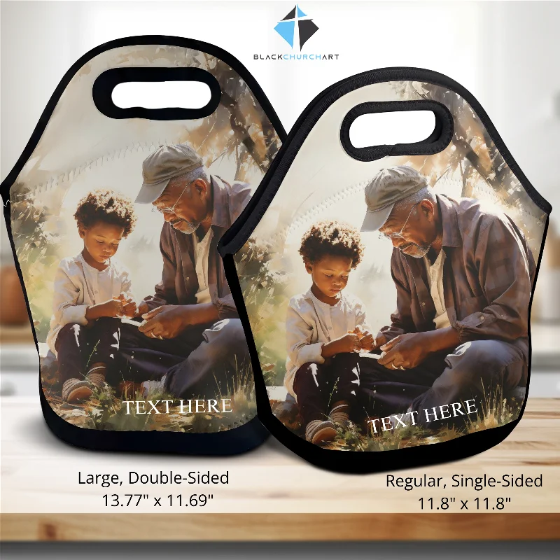 Grandfather Grandson Lunch Bag