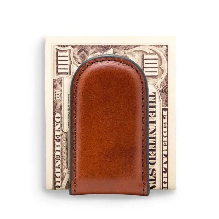 Bosca Dolce Leather Magnetic Money Clip