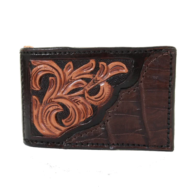 MC160- Tooled Overlay Money Clip