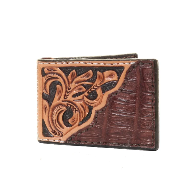 MC161- Tooled Overlay Money Clip