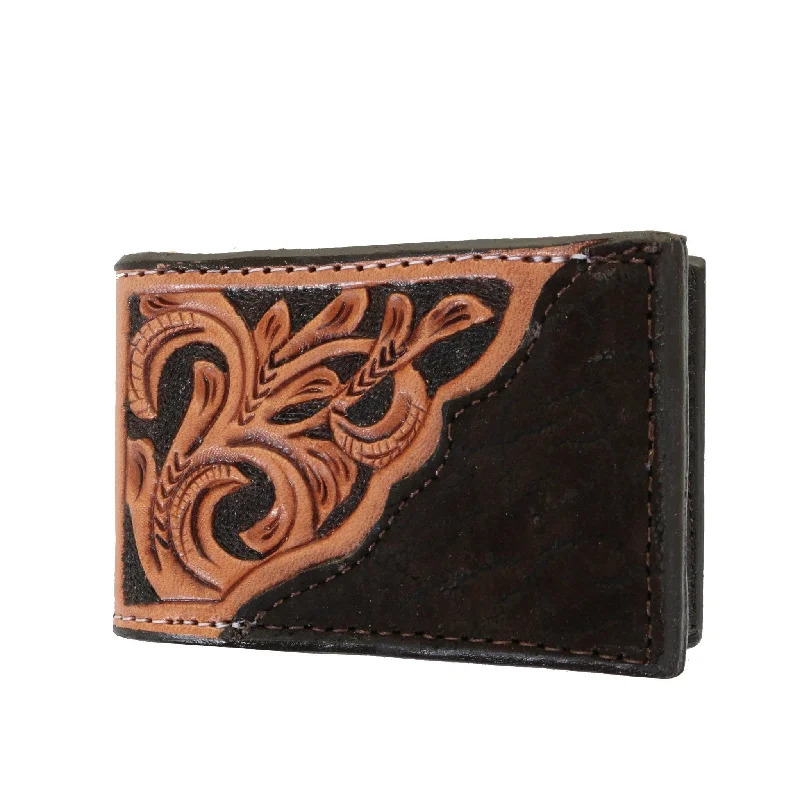 MC166- Tooled Overlay Money Clip