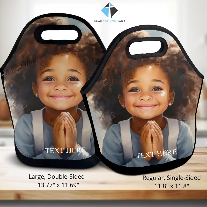 Praying Girl Lunch Bag