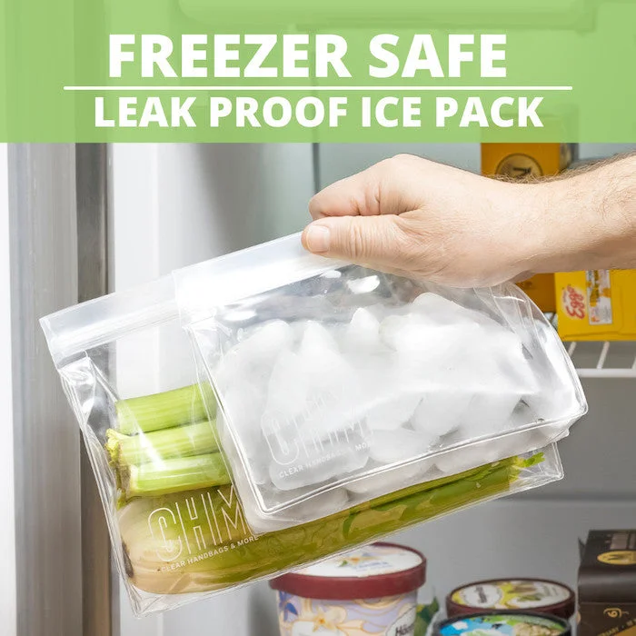 Reusable Food Storage Bags Freezer & Dishwasher Safe 6 Pack 3 Large + 3 Small Food Sandwich Bags BPA Free Resealable Plastic Bags For Kitchen Organization or Use As Leakproof Clear Lunch Box Ice Pack