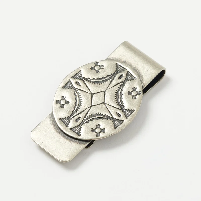 Yuketen Concho Money Clip B - Nickel Silver