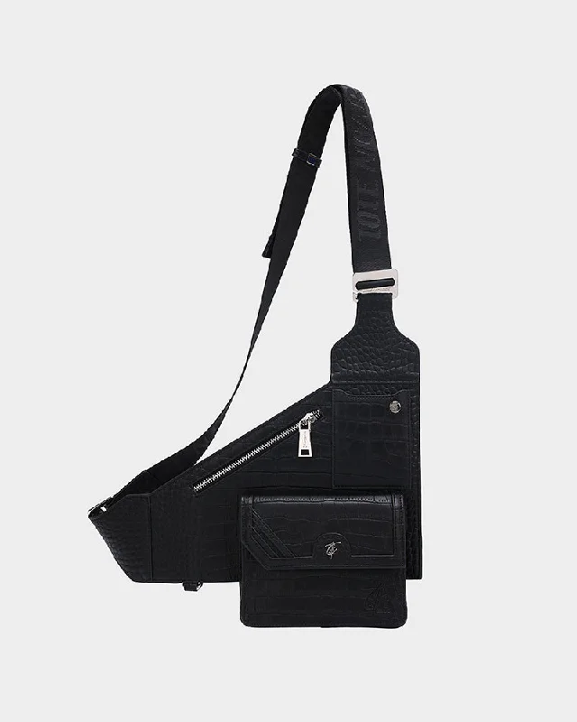 Blast Off Sling Bag in Black