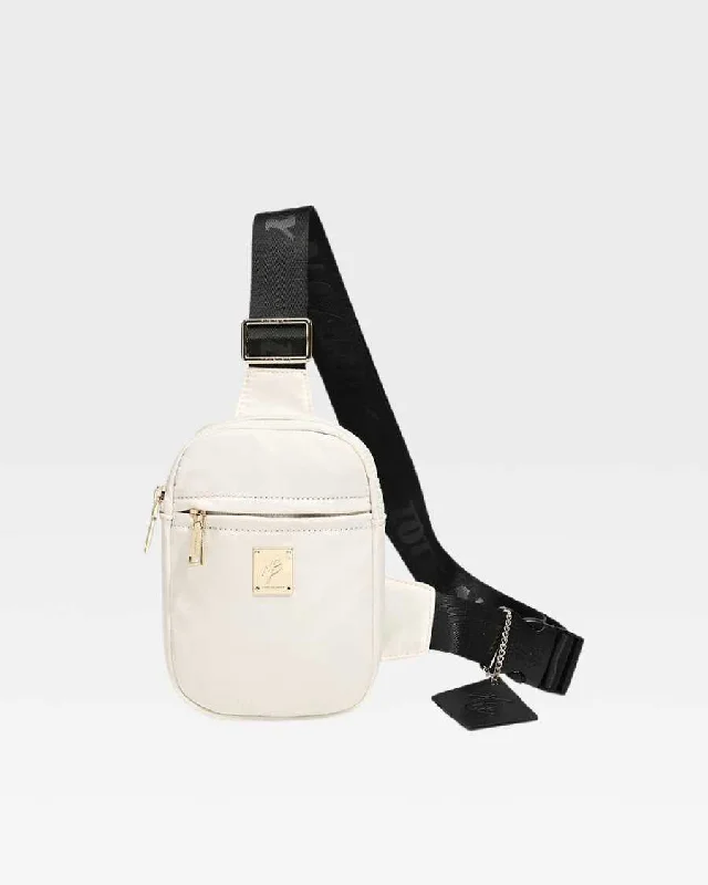 Creme White Crossbody Sling Bag