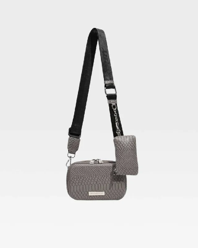 Apollo 1 Crossbody Messenger Bag in Grey