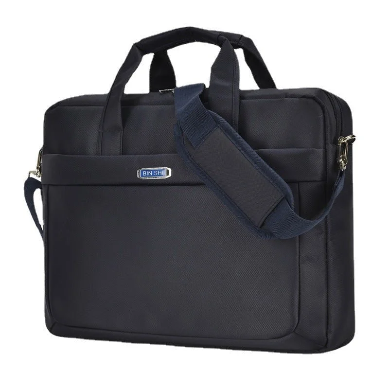 15 Inch Minimalist Laptop Briefcase with Strap