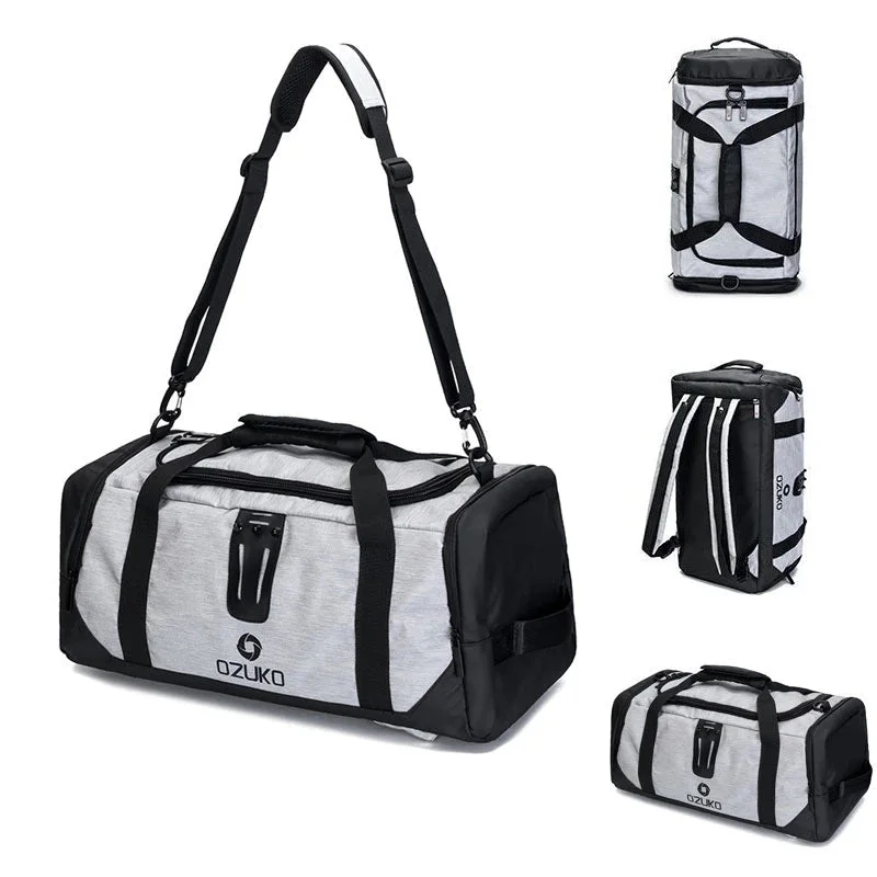 Men's Gym Duffle Bag with Shoe Compartment