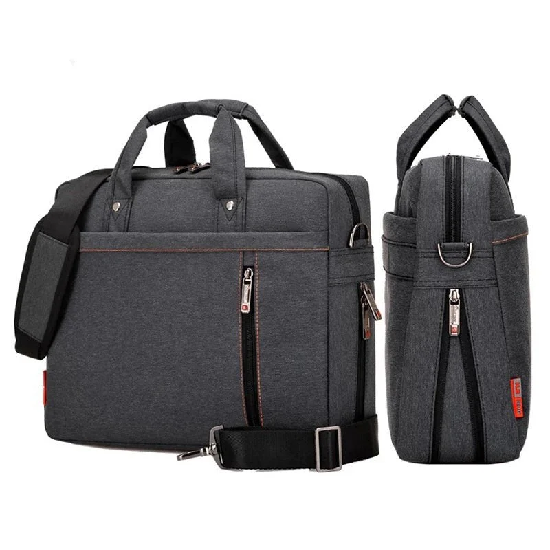 Men's Women's Computer Work Briefcase Bag with Strap